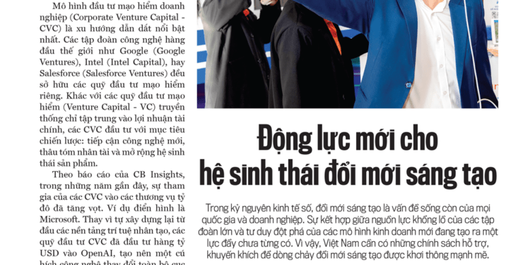 Động lực mới cho hệ sinh thái đổi mới sáng tạo - Ảnh 1