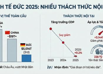 GDP của Đức năm 2025 là bao nhiêu? Những khó khăn nước Đức đang phải đối mặt