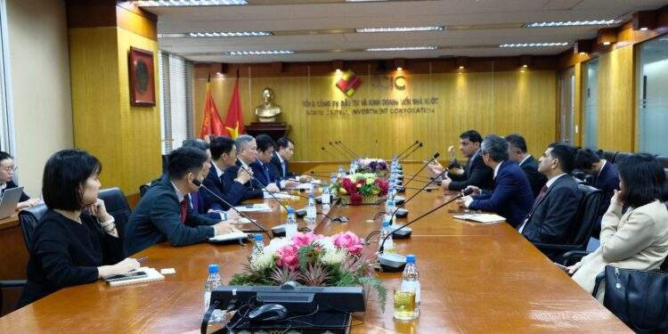 Quang cảnh buổi làm việc. Ảnh: SCIC.