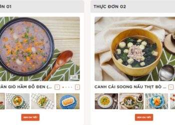 Thực đơn bữa trưa đảm bảo dinh dưỡng cho cả mẹ và bé trong giai đoạn 3 tháng giữa thai kì được gợi ý từ Phần mềm.