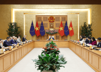 Cuộc gặp diễn ra trong bối cảnh Việt Nam vừa tổ chức thành công Đại hội đại biểu toàn quốc lần thứ XIV của Đảng và Việt Nam – EU chính thức nâng cấp quan hệ lên Đối tác chiến lược toàn diện - Ảnh: VGP