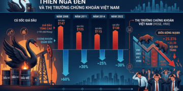Cú sốc giá xăng dầu tăng dựng đứng thổi bay 110 điểm của VN-Index