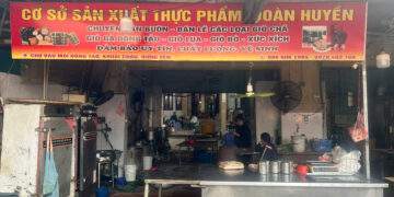 Cơ sở sản xuất thực phẩm Đoàn Huyền - Ảnh: Cục Quản lý và Phát triển thị trường trong nước (Bộ Công thương)