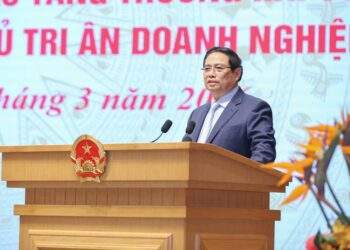 Thủ tướng Phạm Minh Chính phát biểu tại hội nghị - Ảnh VGP