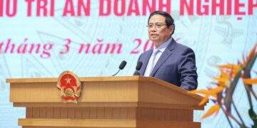 Thủ tướng Phạm Minh Chính phát biểu tại hội nghị - Ảnh VGP