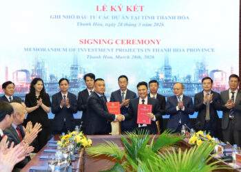 Lễ ký kết ghi nhớ đầu tư Dự án Khu công nghiệp Miza Nghi Sơn tại Thanh Hóa. Ảnh: Khu công nghiệp số 5 Nghi Sơn.