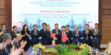 Lễ ký kết ghi nhớ đầu tư Dự án Khu công nghiệp Miza Nghi Sơn tại Thanh Hóa. Ảnh: Khu công nghiệp số 5 Nghi Sơn.