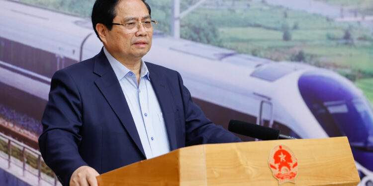 Thủ tướng Phạm Minh Chính phát biểu tại Phiên họp. Ảnh: VGP/Nhật Bắc