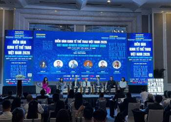 Các khách mời trao đổi, thảo luận tại Diễn đàn Kinh tế Thể thao Việt Nam 2026.