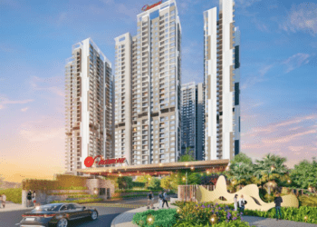 An artists impression of the Harmonie project in the Chanh Hiep area, Ho Chi Minh City. 3D Photo courtesy of Phu My Hung