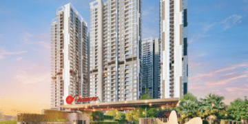 An artists impression of the Harmonie project in the Chanh Hiep area, Ho Chi Minh City. 3D Photo courtesy of Phu My Hung