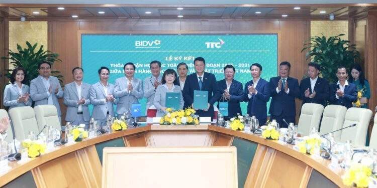 Tập đoàn TTC và BIDV tăng cường hợp tác, thúc đẩy phát triển bền vững