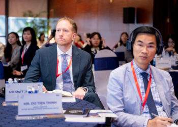 Các đại biểu tham dự Hội thảo “Rủi ro, Tuân thủ và Đổi mới sáng tạo trong chuỗi cung ứng” do NIC và SCAN phối hợp tổ chức lần đầu tiên tại Việt Nam vào ngày 10/3.