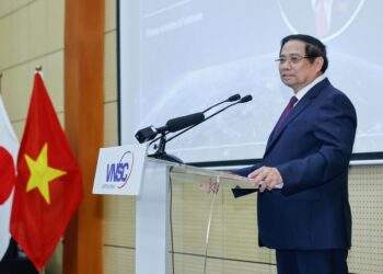 Thủ tướng Phạm Minh Chính phát biểu tại Diễn đàn - Ảnh: VGP. 