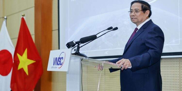 Thủ tướng Phạm Minh Chính phát biểu tại Diễn đàn - Ảnh: VGP. 