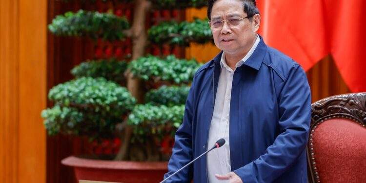 Thủ tướng Phạm Minh Chính phát biểu chỉ đạo tại hội nghị. Ảnh: VGP.