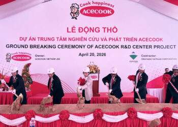 Acecook Việt Nam động thổ dự án Trung tâm Nghiên cứu và Phát triển mới tại TPHCM