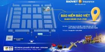 Check-in gian hàng Bảo hiểm Bảo Việt tại Hội chợ Du lịch quốc tế Việt Nam