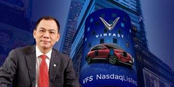 Cổ phiếu VinFast liên tục bùng nổ trên sàn Nasdaq, vốn hoá vượt 11 tỷ USD, tỷ phú Phạm Nhật Vượng giàu thứ 97 thế giới