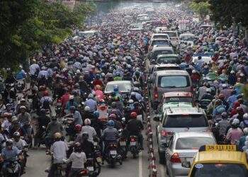 Việt Nam là quốc gia có tần suất sử dụng và tỉ lệ sở hữu xe hai bánh cao. Ảnh minh họa.