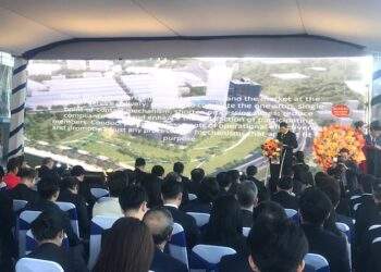 Toàn cảnh Lễ khai trương Trung tâm Tài chính quốc tế tại Đà Nẵng, vào ngày 09/01/2026. Ảnh Ngô Anh Văn