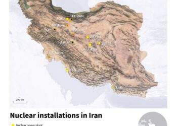 Các địa điểm hạt nhân của Iran - Ảnh: Getty Images. 