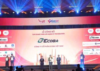 Ecoba Việt Nam lọt Top 5 Nhà thầu xây dựng uy tín năm 2026