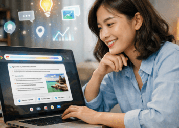 Google tích hợp AI vào Chrome, tìm kiếm không cần mở trang