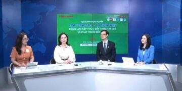 Các đại biểu tham dự tại  tọa đàm “Năng lượng sạch - Tài chính xanh: Động lực kép thúc đẩy thực thi ESG và phát triển bền vững”