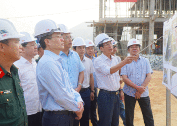 Chủ đầu tư báo cáo tiến độ xây dựng Trường phổ thông nội trú liên cấp tại xã A Lưới 3