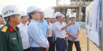 Chủ đầu tư báo cáo tiến độ xây dựng Trường phổ thông nội trú liên cấp tại xã A Lưới 3