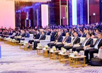 Dự diễn đàn có Tổng thống Hàn Quốc Lee Jae Myung, cùng đại biểu cấp cao hai nước và các doanh nghiệp hàng đầu đến từ hai quốc gia. Ảnh: Phạm Bằng