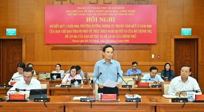 Bí thư Thành ủy Trần Lưu Quang phát biểu kết luận Hội nghị - Ảnh: Việt Dũng