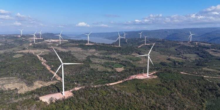 Góc nhìn trên cao của dự án Savan 1 tại Lào. Ảnh: TT Group.