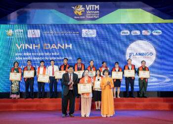 Flamingo Đại Lải Resort giành 2 giải thưởng lại VITM 2026. Ảnh: Flamingo.