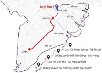 Tuyến hành lang ven biển kết nối TP.Hồ Chí Minh với các tỉnh ĐBSCL, rút ngắn lộ trình và thời gian di chuyển