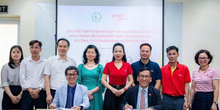 Vietjet cùng Trung tâm Điều phối ghép tạng Quốc gia ‘kết nối sự sống’