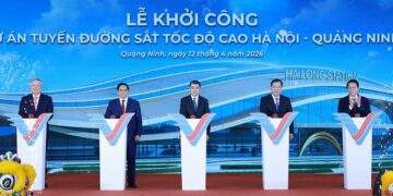 Vingroup khởi công tuyến đường sắt tốc độ cao Hà Nội