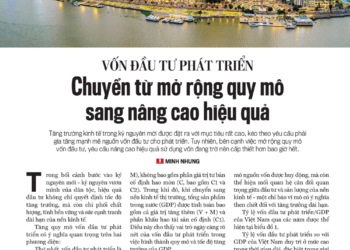 Vốn đầu tư phát triển: Chuyển từ mở rộng quy mô sang nâng cao hiệu quả - Ảnh 1