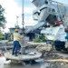 Thi công tuyến đường tỉnh 917 - Ảnh: Anh Khoa/Báo Cần Thơ