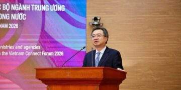 Ủy viên Bộ Chính trị, Bí thư Trung ương Đảng, Trưởng ban Chính sách, Chiến lược Trung ương Nguyễn Thanh Nghị phát biểu tại buổi làm việc. 