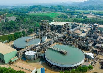 Toàn cảnh nhà máy Núi Pháo. Ảnh: Masan High-Tech Materials.