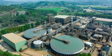 Toàn cảnh nhà máy Núi Pháo. Ảnh: Masan High-Tech Materials.