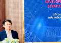 Ông Võ Xuân Hoài, Phó Giám đốc Trung tâm Đổi mới sáng tạo Quốc gia (NIC), phát biểu tại Diễn đàn.
