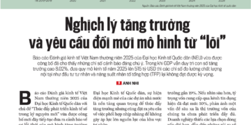 Nghịch lý tăng trưởng và yêu cầu đổi mới mô hình từ “lõi” - Ảnh 1
