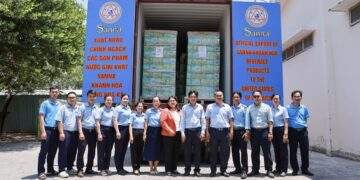 Sanna Khánh Hòa lần đầu xuất khẩu nước giải khát sang Mỹ