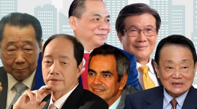 Who is the richest from each country in Southeast Asia?