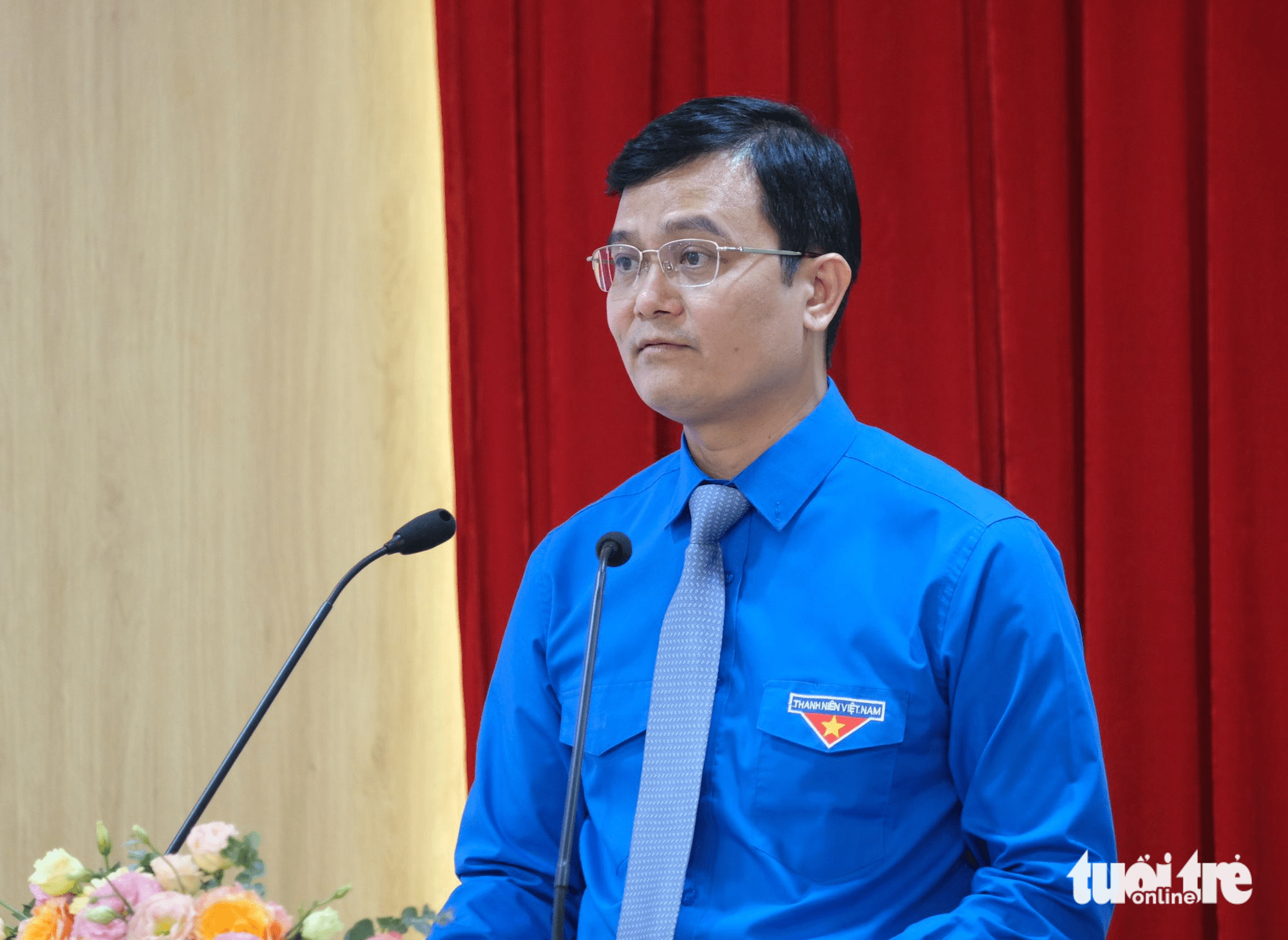 Cam kết của Đoàn: Xung kích, đi đầu trong chuyển đổi số quốc gia - Ảnh 3. Anh Bùi Quang Huy, Bí thư thứ nhất Truong ương Đoàn - Ảnh: HÀ THANH