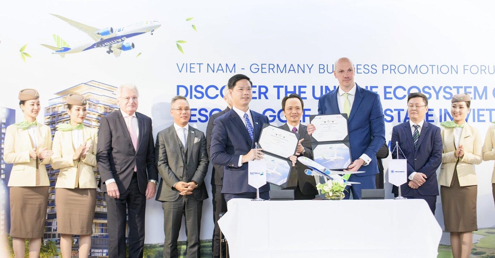Bamboo Airways ký kết loạt thoả thuận hợp tác chiến lược trong diễn đàn xúc tiến đầu tư lớn tại Đức - Ảnh 1.